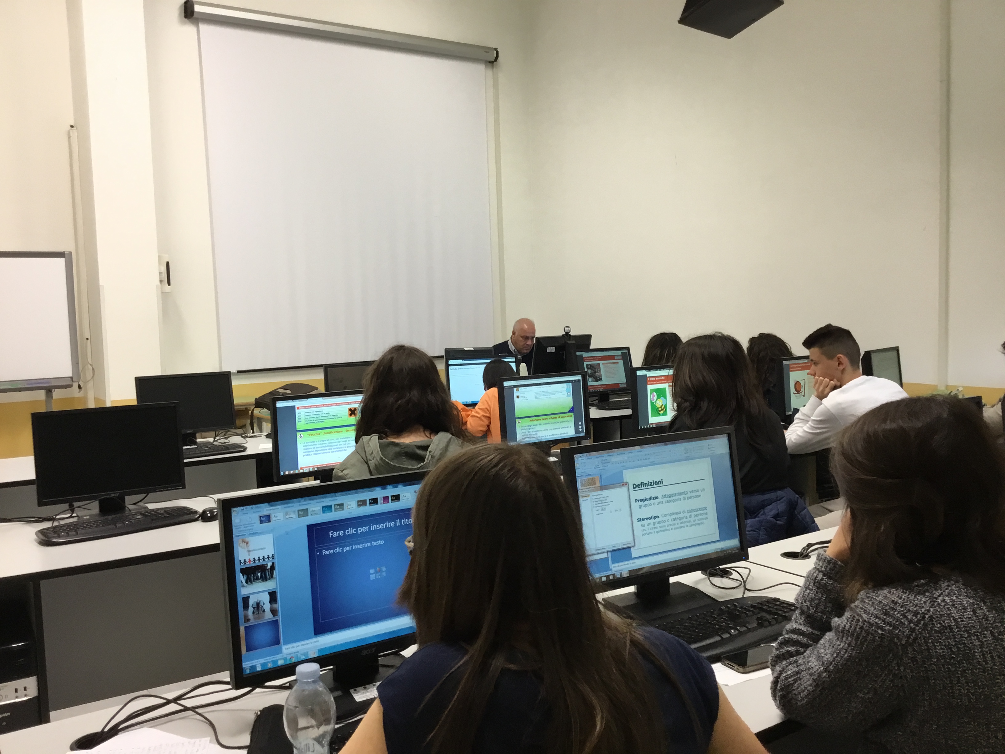 Foto aula multimediale Professionale