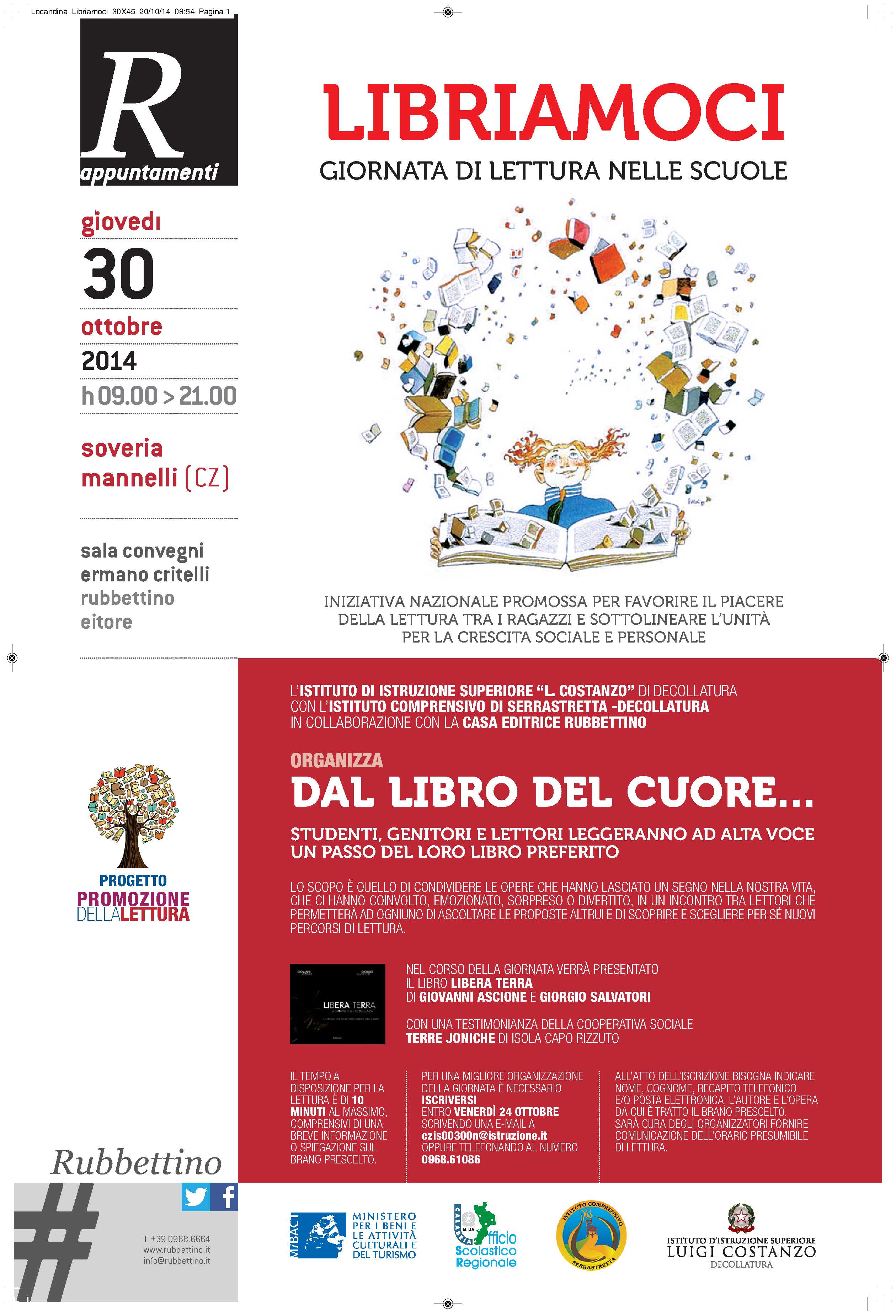 Locandina Libriamoci 30X45