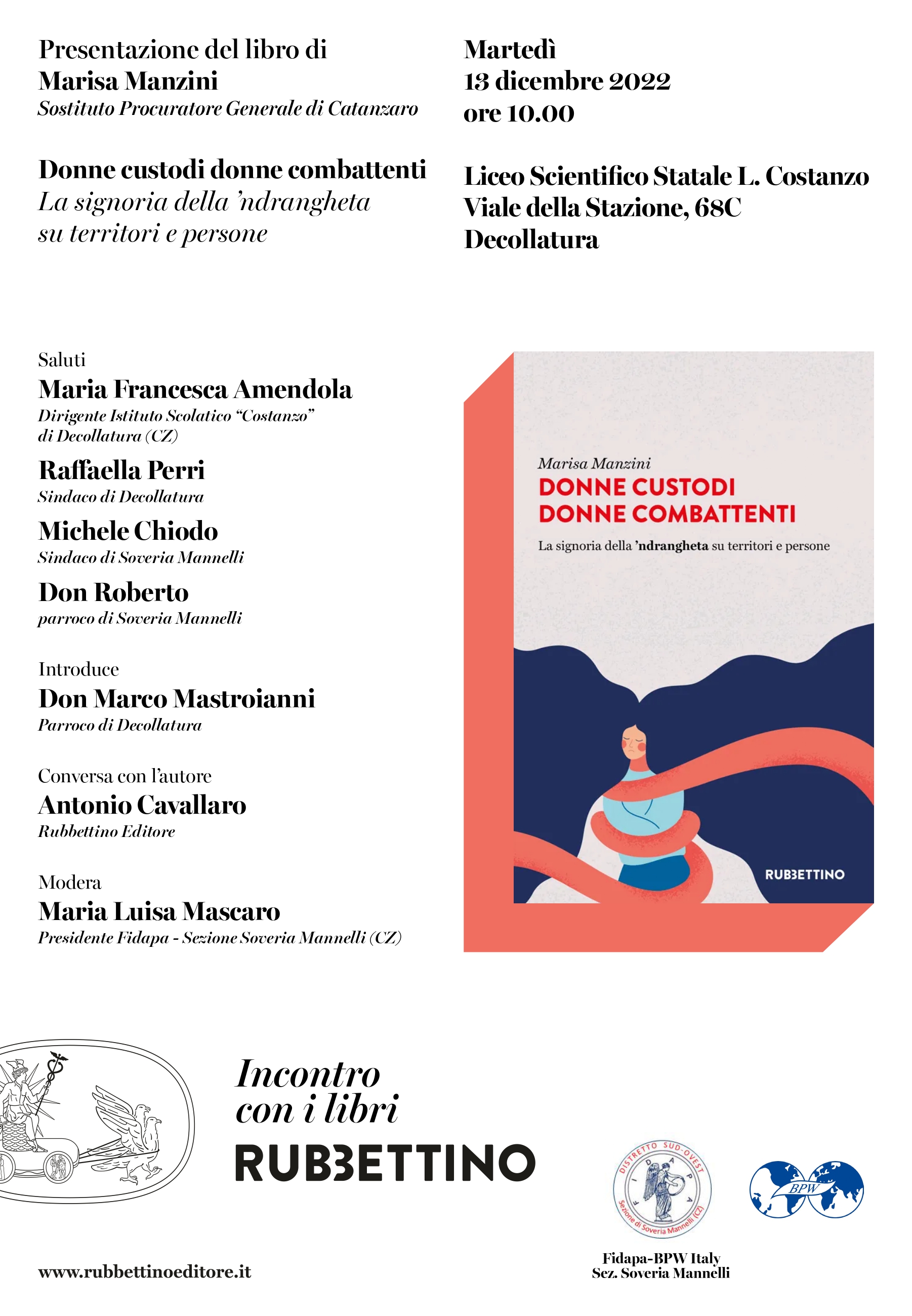 LOCANDINA MANIFESTAZIONE 13 DICEMBRE 2022